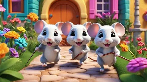 Three Blind Mice Explore Cheese Canyon | Nursery Rhymes and Kids Songs Collection