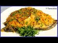 СМАЧНАЯ рыба ЗУБАТКА запеченная с овощами и сыром. Fish baked with vegetables and cheese.