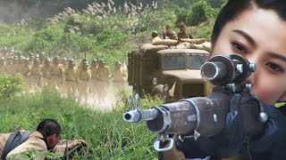 Sniper movie! A large Japanese army attacks, but unexpectedly snipers ambush in the valley!