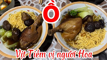 Bí quyết nấu Mì Vịt Tiềm vị ngon chuẩn như tiệm người Hoa của kênh Hương Quê vlog