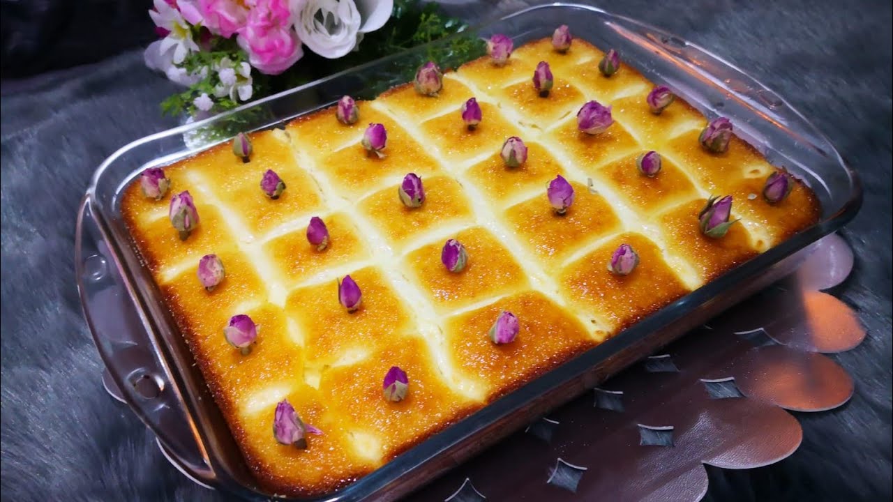 بسبوسة الكروهات الهشة حقا رائعة من القلب basbousa de cuadraditos