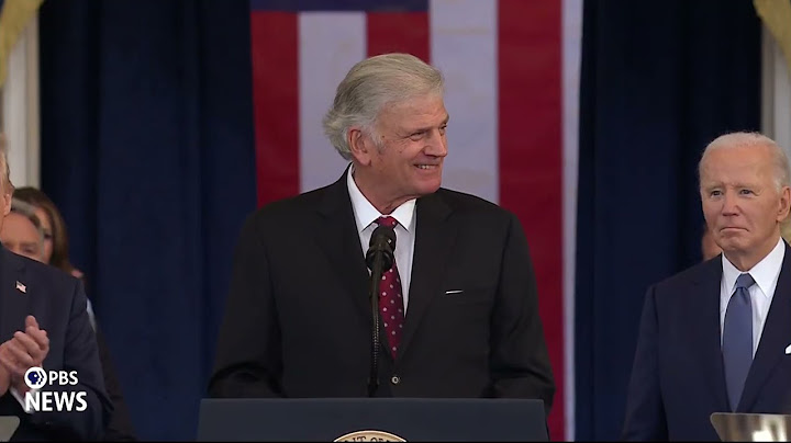 WATCH: The Rev. Franklin Graham leads prayer at Trump inauguration