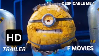 DESPICABLE ME 4 'Mega Minion Eats Bomb' Scene (2024)