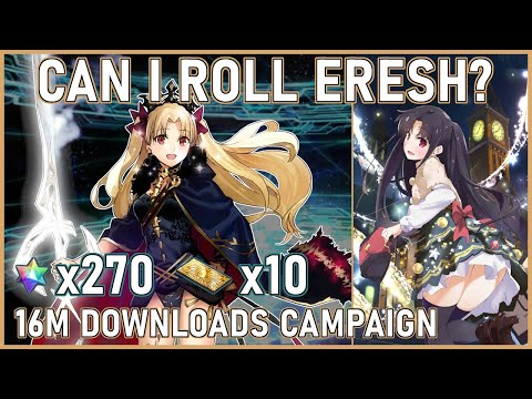 Can I NP3 Ereshkigal & MLB Starry Nights in 100 Rolls? | Fate/Grand Order NA 16m Downloads Campaign