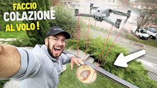 RITIRO LA COLAZIONE CON IL DRONE [ È ILLEGALE? ]