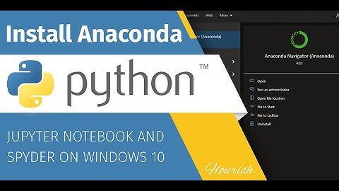 How to Install Anaconda Python, Jupyter Notebook and Spyder Windows
