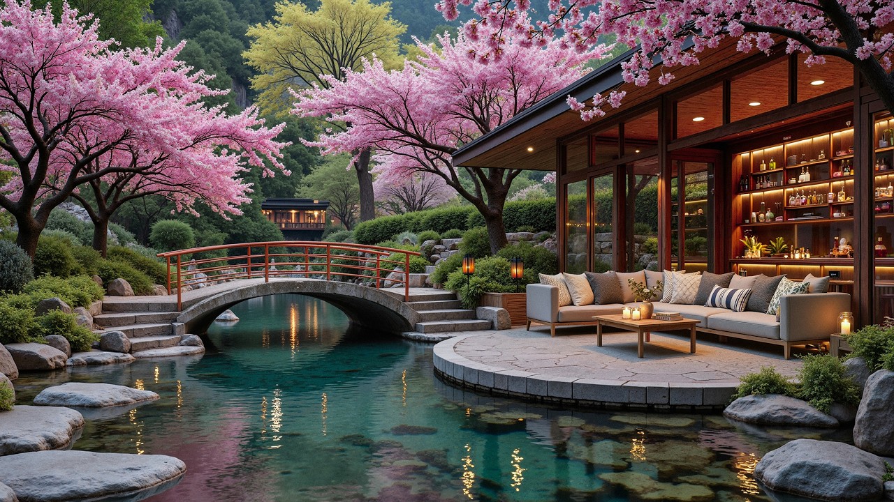 Elegant Spring Riverside Jazz | Peaceful Outdoor Ambience and Soft Jazz and for Relaxation
