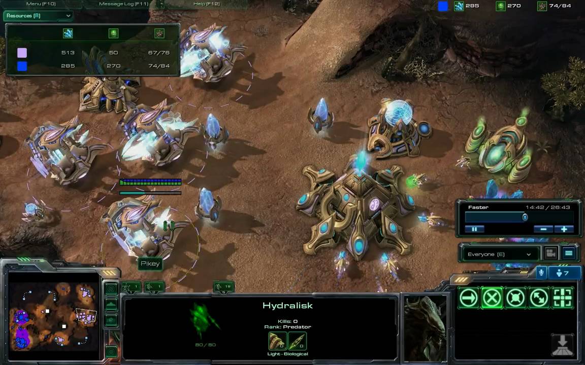 MrWynd(Z) VS Pikey26(P) Game 1 P1