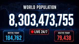 World Population Live Counter 24/7 | Births, Deaths & Global Demographics
