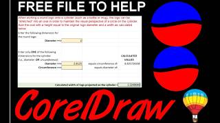 Corel Draw Tips & Tricks Round Logo on a CYLINDRICAL Object
