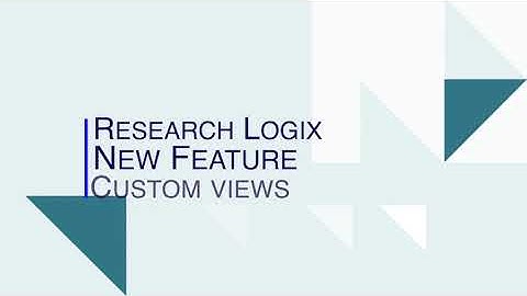 Research Logix Custom Views