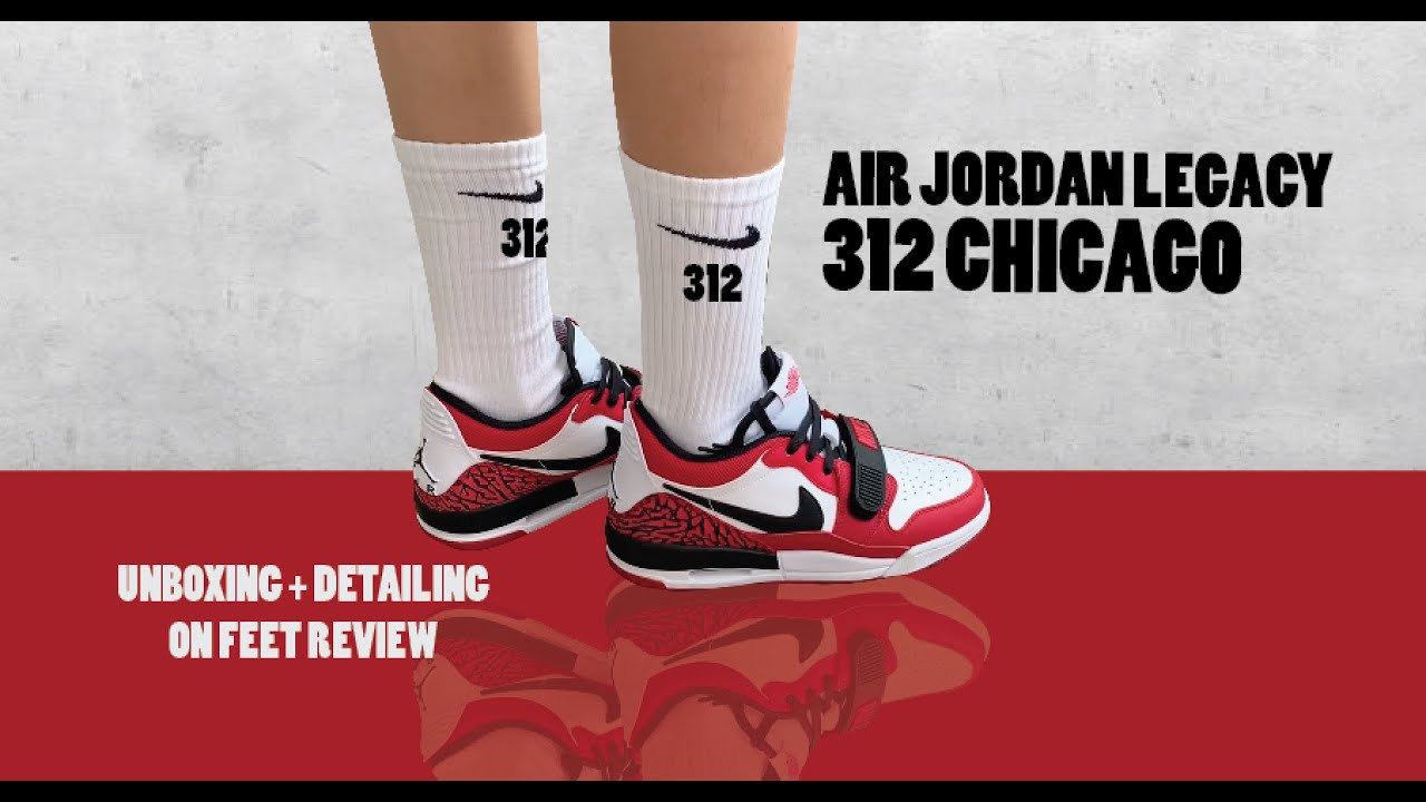 Air Jordan Legacy 312 Unboxing, Detailing and on feet Review - YouTube