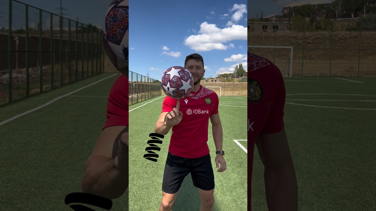 Spin the ball on the finger tutorial⚽️|Haykfreestyle 