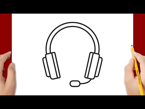 Cómo dibujar unos auriculares