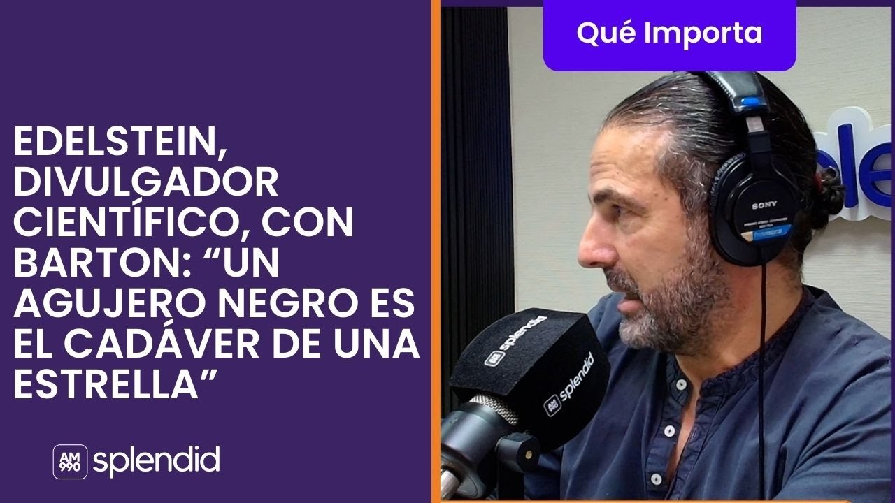 Edelstein, divulgador científico, con Barton: 
