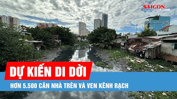 TPHCM: Hết năm 2025 dự kiến di dời 85% nhà trên, ven kênh rạch