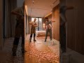 INSANE Rose Petal Bedroom 🌸💖 | Luxury Epoxy Floor Transformation! #transformation #interiordesign