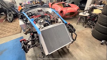 Shelby Cobra Replica build Part 70 fitting the body