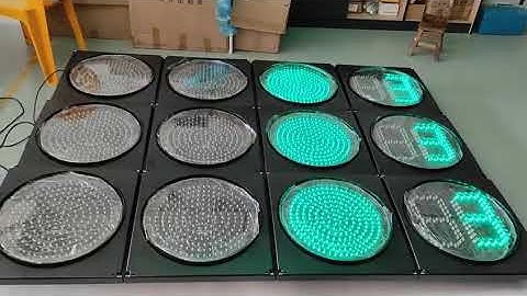 400mm Red Yellow Green Full Ball PC Housing Traffic Light with Countdown Timer for Road Safety