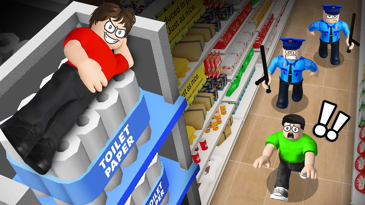 Surviving 99 Nights in Roblox MEGASTORE!