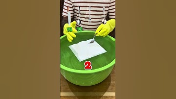 TRY TO GUESS HOW MANY TISSUE PAPER IT TOOKSp! what will happen next? #experiment #asmr #satisfying