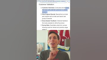 Customer Validation for Product Success