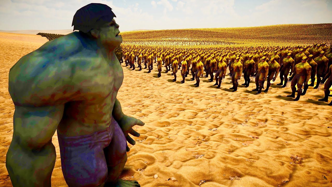 1 MILLION WOLVERINE vs 5,000 HULK | UEBS 2