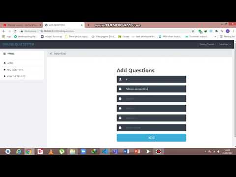 Online Quiz Application