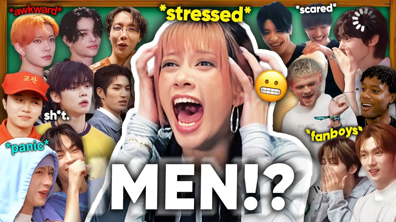 katseye being *so done* with MEN (awkward interactions w/ male IDOLS)