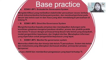 EDM 01 Ensure Governance Framework Setting and Maintance