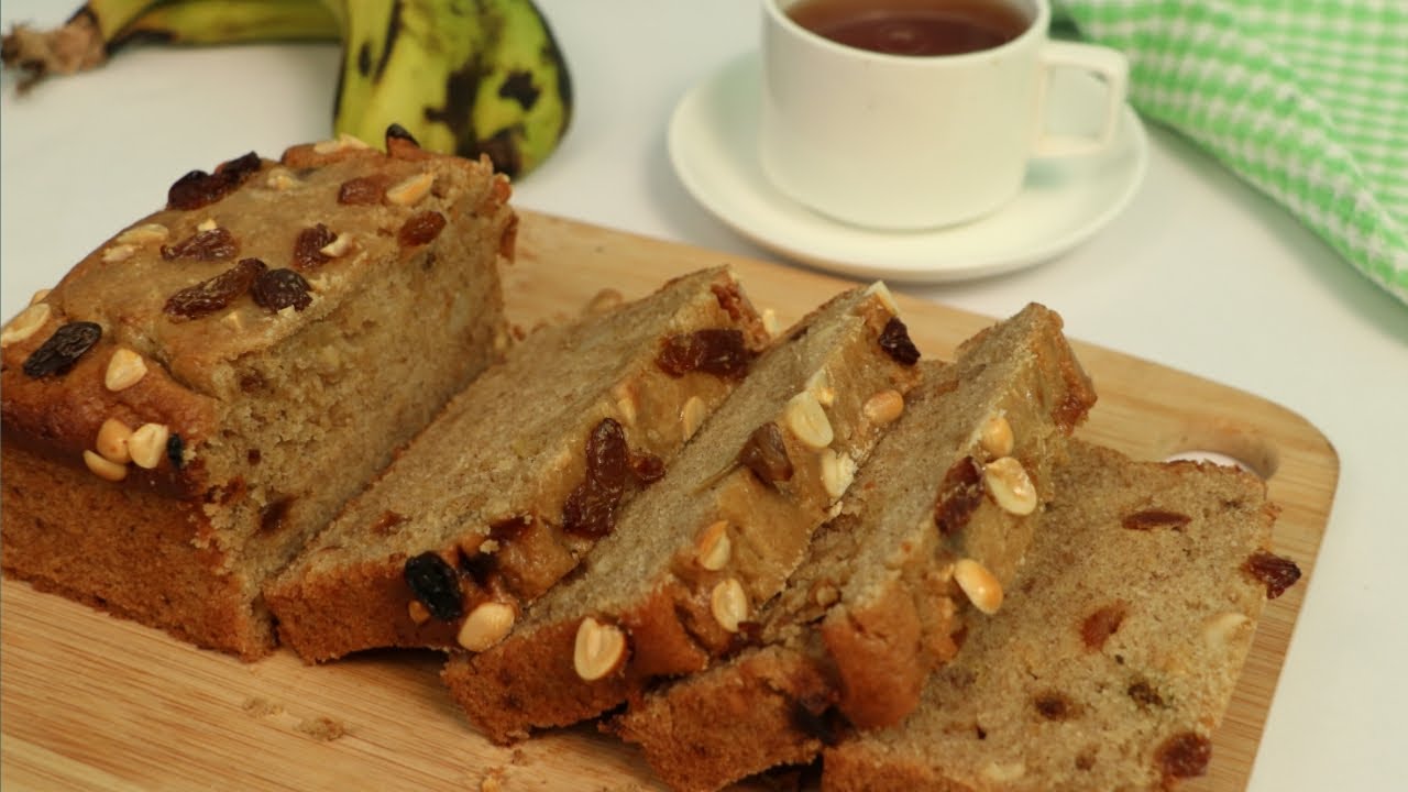 Whole Wheat Banana Cake | Eggless & Without Oven | How to  
