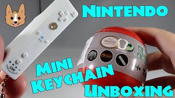 Nintendo Controller Remote Mini Keychain Unboxing