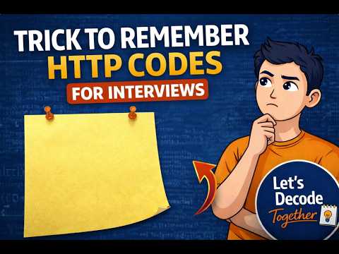 Trick to remember HTTP Codes for interviews | Let's Decode Together ...