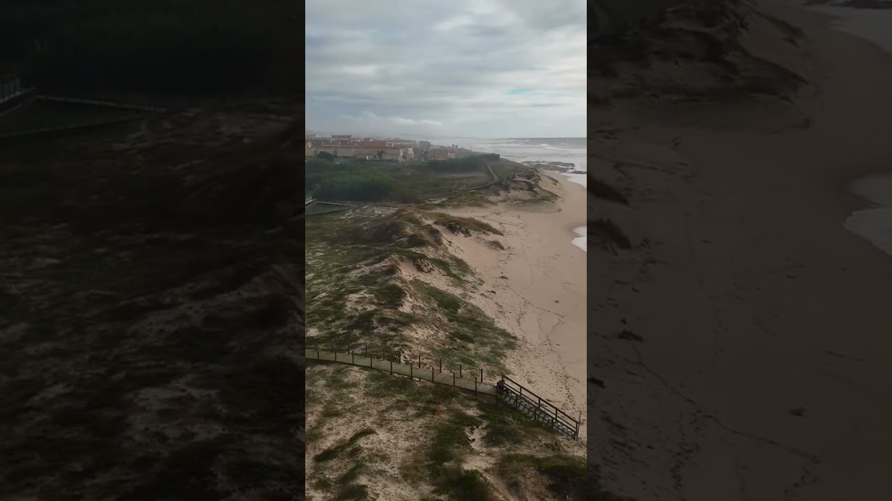 Mindelo Beach Dune – Cinematic Drone Mastershot | Portugal 4K 