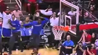 Harrison Barnes dunks on Dwight Howard (Andre Iguodala reaction)