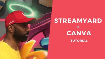 STREAMYARD + CANVA Tutorial #artbusiness #streamyard #canva