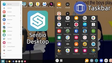 Using my Android Tablet as a computer via Sentio Desktop & Taskbar!