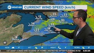 A windy and chilly start to the morning but temps on the rise