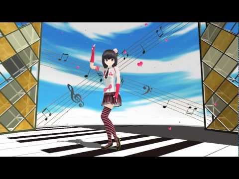 【MMD】桃知みなみで＃キボウレインボウ＃
