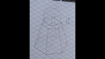 Prob ISO 9 A sphere over a frustum of hexagon pyramid