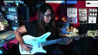 @rachelplaysbass : Regulate - WarrenG, NateDogg | Bass Cover 