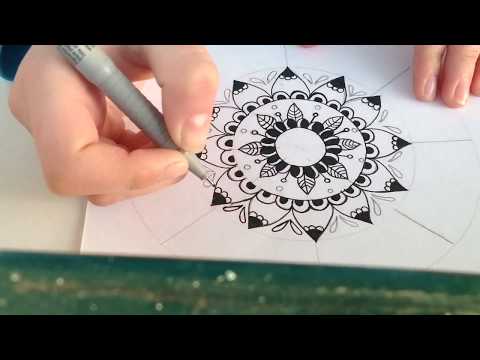 فيديو: كيفية رسم ماندالا
