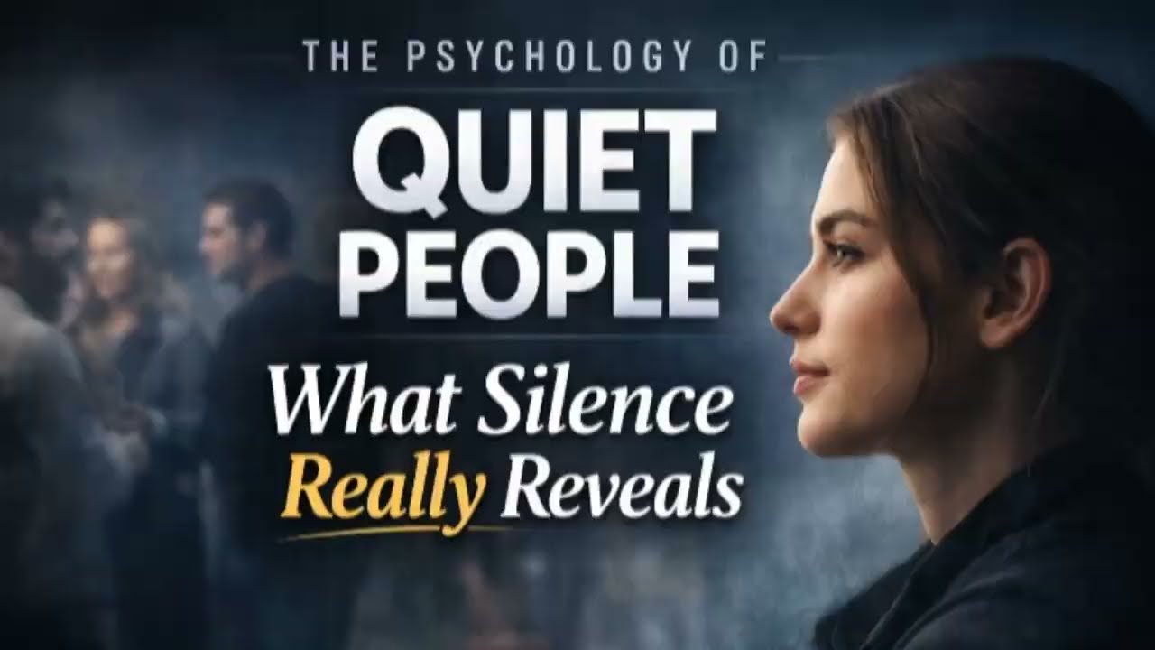 Psychology says... Being QUIET in Public... | The Psychology of Quiet People