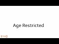 My thoughts ons getting agerestricted although youtube age restricteds for a reason