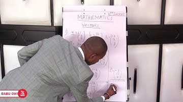 Prof Babu Owino Kcse Mathematics Revision   Vectors