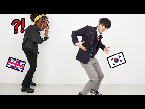 Korean Teen Dancer Shows K-POP Dances in front of British For The First Time!! (BTS, EXO)