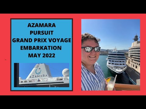 Azamara Pursuit Grand Prix Voyage embarkation!