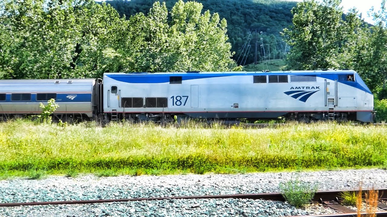 Amtrak 51 Cardinal Arriving in Clifton VA May 29, 2022 YouTube