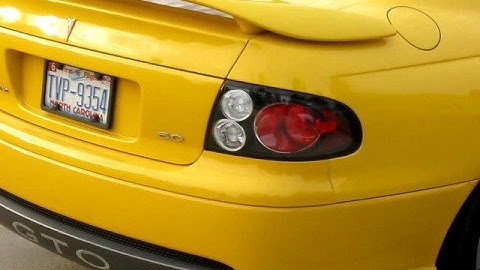 2005 GTO TSP MS3 cam idling