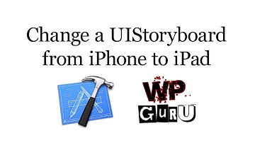 How to change a UIStoryboard from iPhone to iPad in Xcode 5